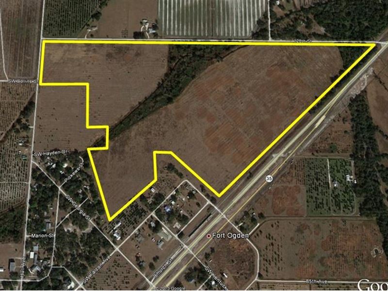 Housing Development 100 Acres : Fort Ogden : Desoto County : Florida