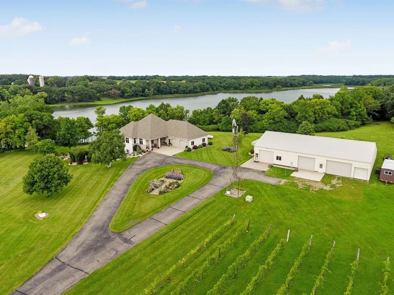 Melrose MN Stearns County Lake, Farm for Sale in Minnesota, 163160