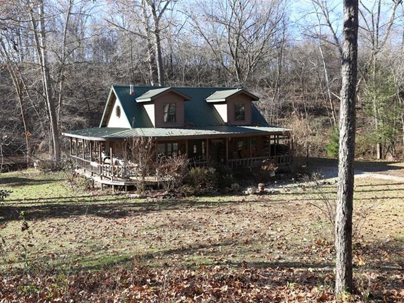 Log Homes Ozarks North Fork White, Farm for Sale in Missouri, 164695