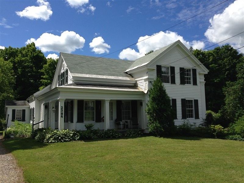 Creek Front Colonial Home Acreage, Farm for Sale in New York, 166281