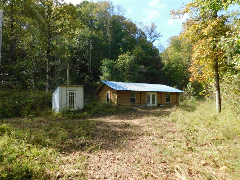 Tn Hunting Land, Cabin, Shop : Decaturville : Decatur County : Tennessee
