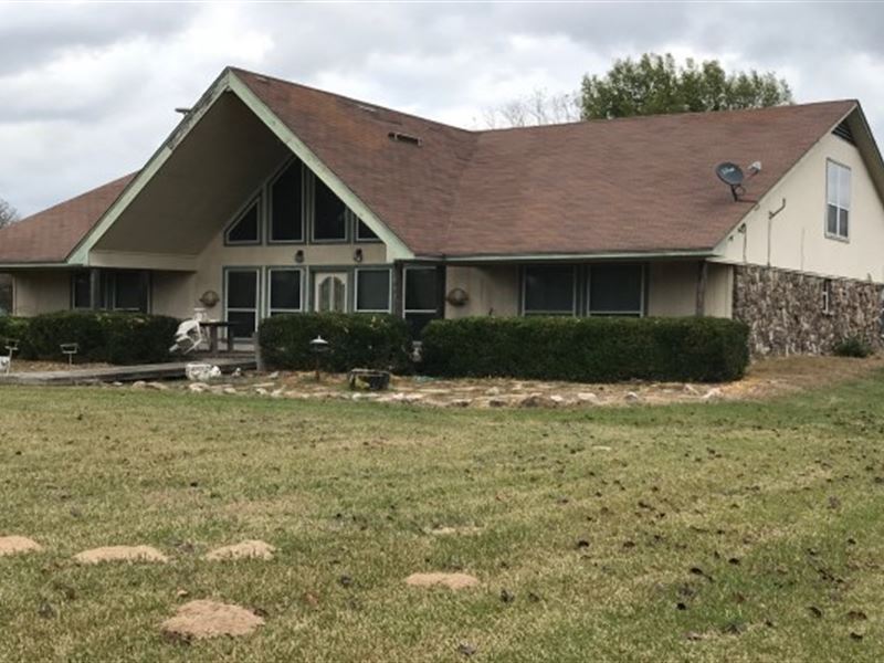 Country Home On 14+ Acres, Farm for Sale in Texas, 167348 FARMFLIP