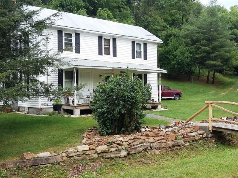 112 Acres Farmhouse & Hand Hewn Log, Farm for Sale in Virginia, 168726 FARMFLIP