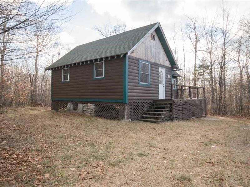 Maine OffGrid Cabin in Lowell Farm for Sale in Lowell, Penobscot