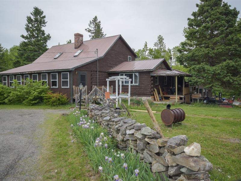 Maine Country Home in Sherman, Farm for Sale in Maine, 170772 FARMFLIP