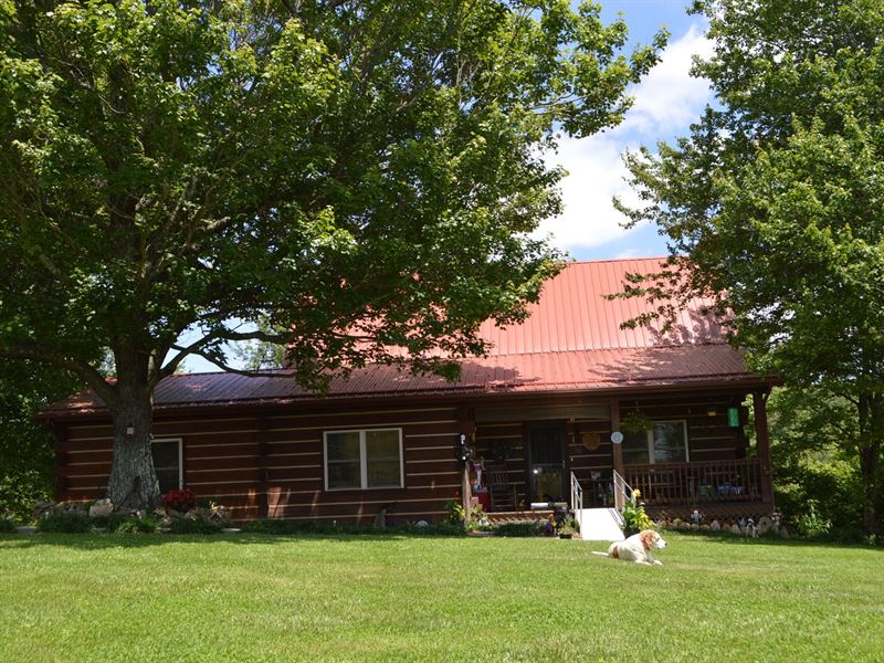 Log Home on 25+ Acres in Ennice, NC, Farm for Sale in North Carolina