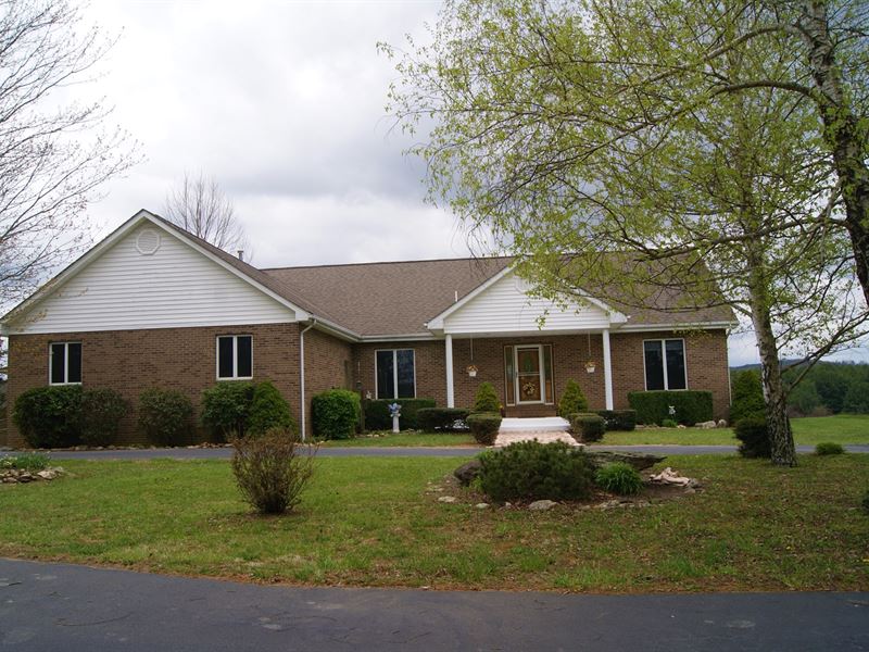 Ranch Home Ennice NC Alleghany Farm for Sale in Ennice, Alleghany