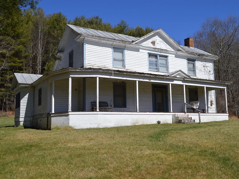 Home Acreage Alleghany CO NC Piney, Farm for Sale in North Carolina, 171418 FARMFLIP