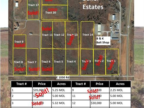Foss Lake Home Building Lot : Foss : Custer County : Oklahoma