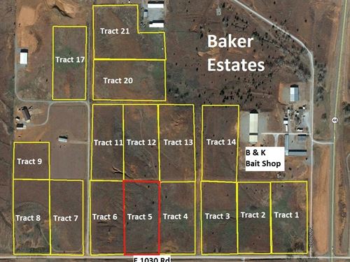 Foss Lake Home Building Lot : Foss : Custer County : Oklahoma
