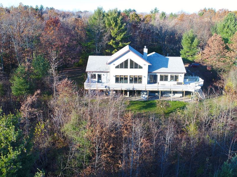 Home Acreage Iola Waupaca County WI, Farm for Sale in Wisconsin