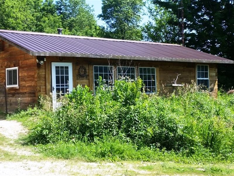 Rustic Log Cabin Prime Deer Hunting : Farm for Sale in ...