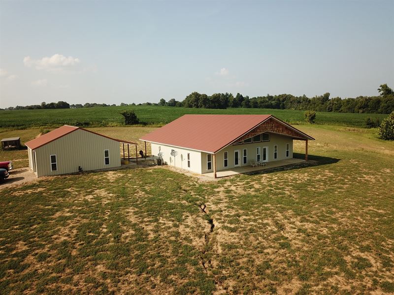Secluded Home 20 Acres in S.E, MO : Puxico : Stoddard County : Missouri