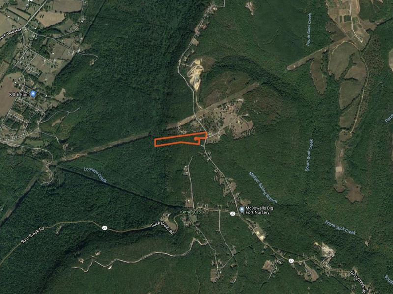 Acreage Near Chattanooga, Tn Farm for Sale in Chattanooga, Marion