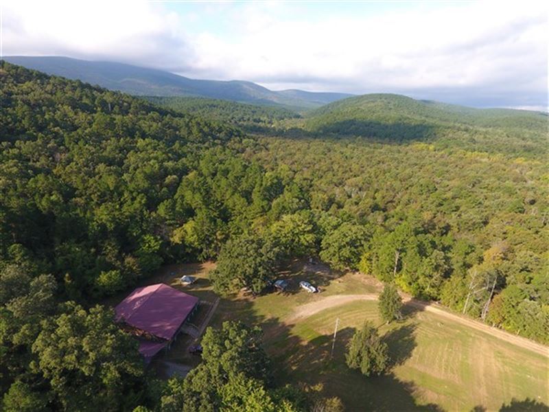 38.5 Acre Winding Stair Mountain Farm for Sale in Hodgen, Le Flore