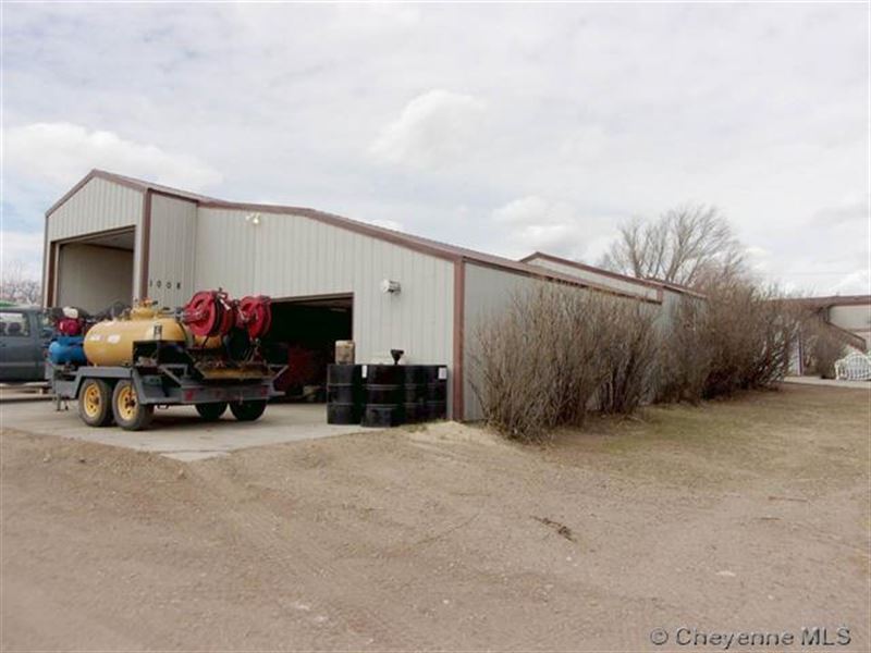 Country Home, Garage, Shop Off I80 Farm for Sale in Burns, Laramie