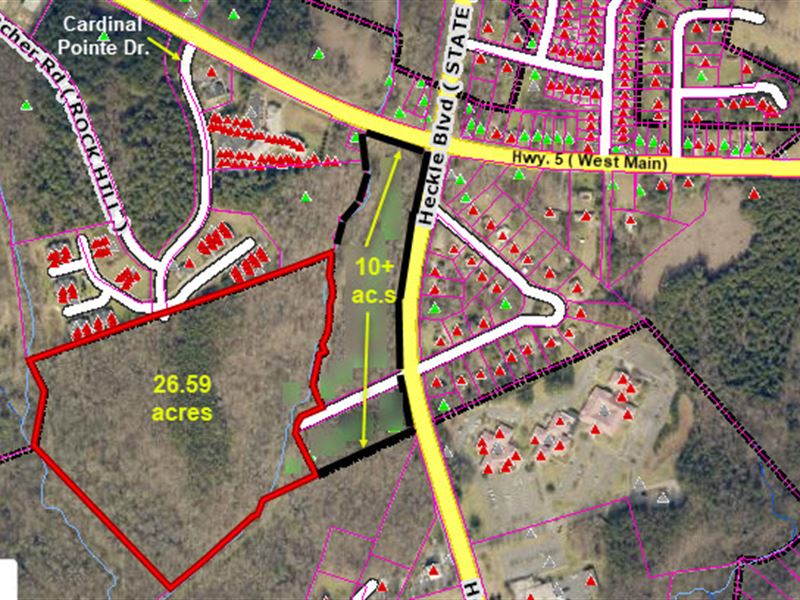 37 Acre Mixed Use Site : Rock Hill : York County : South Carolina
