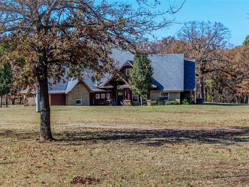 House And 10 Acres For Sale in Pon Farm for Sale in Roff, Pontotoc