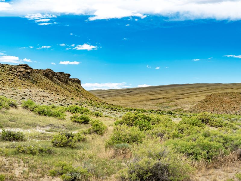 160 Acre Ranch with Creek : Rawlins : Carbon County : Wyoming
