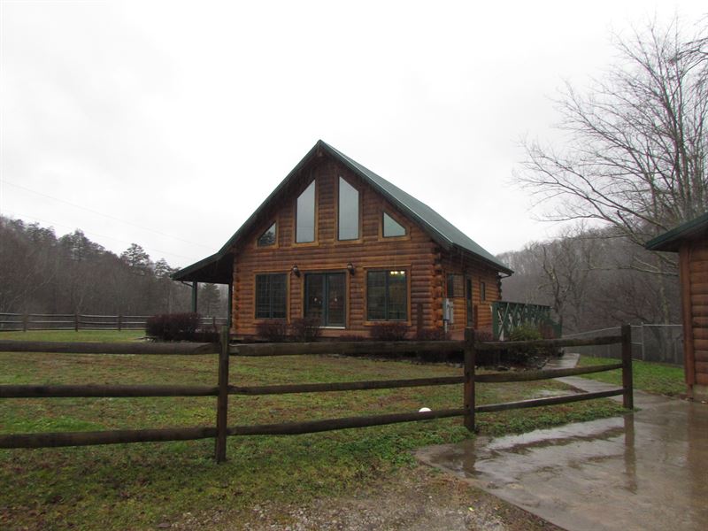 Wv Log Home & 10 Acres : Auburn : Ritchie County : West Virginia