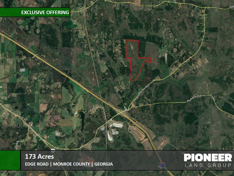 173 Acres Edge Road : Forsyth : Monroe County : Georgia