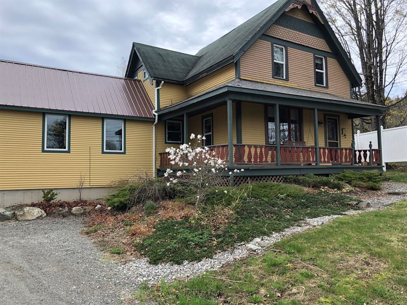 Historic Riverfront Home, Whiting, Farm for Sale in Maine, 189156
