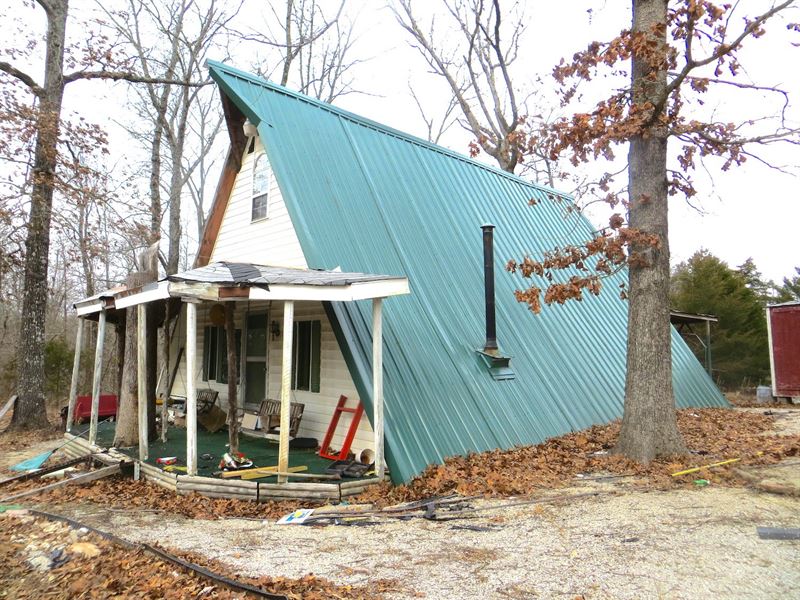 Hunting Acreage 2 Cabins : Thayer : Oregon County : Missouri