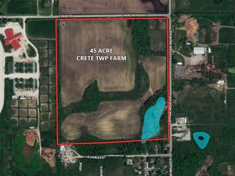 45 Acres Crete Township Farm : Crete : Will County : Illinois