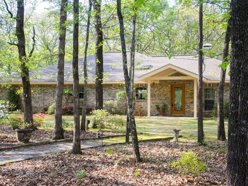 East Texas Country Home Acreage Farm for Sale in Hawkins, Wood County