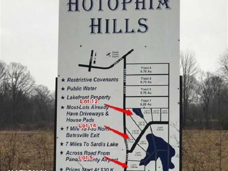 Hotophia Hills Tract 5 : Batesville : Panola County : Mississippi