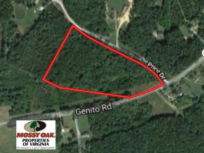 Reduced, 10.5 Acres of Residentia : Amelia : Amelia County : Virginia