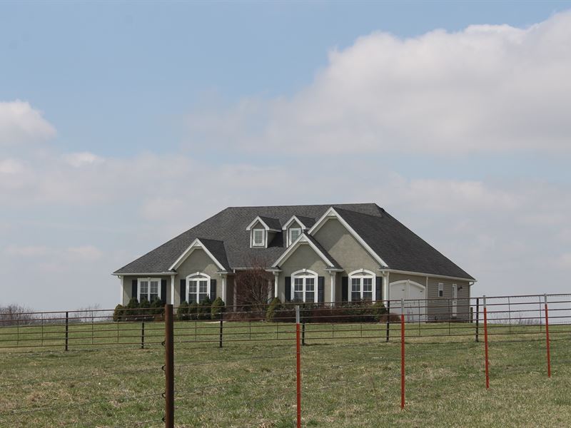 Braymer MO Home 70 Acres Pasture, Farm for Sale in Missouri, 193732