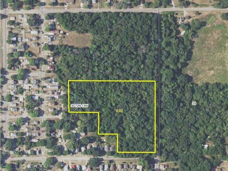 8 Acres for Sale in Wapello County : Ottumwa : Wapello County : Iowa
