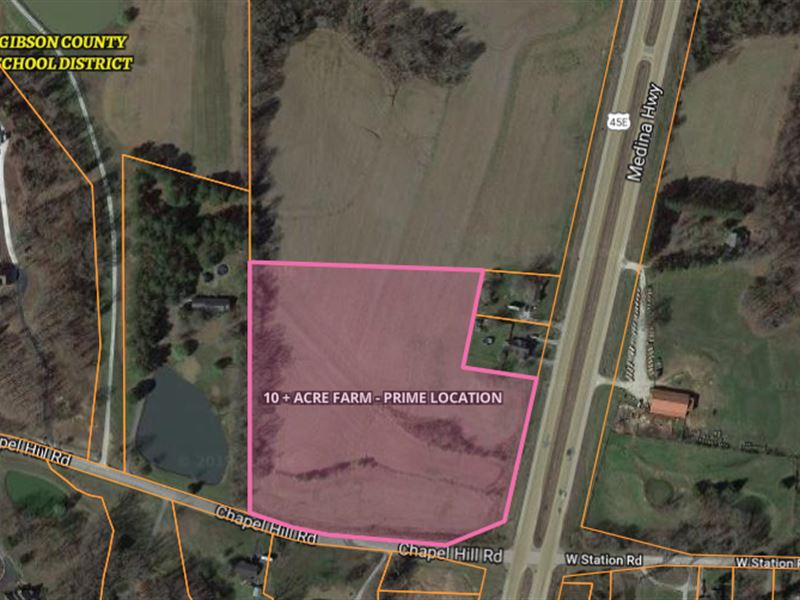 10 Acre Tract Outside City Limits Farm for Sale in Milan, Gibson