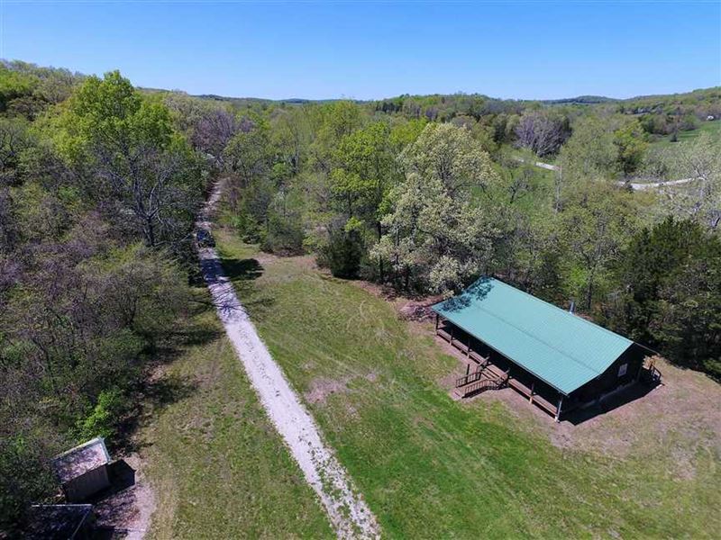 Cabin And Shop With Living Quarters Farm for Sale in Bradleyville