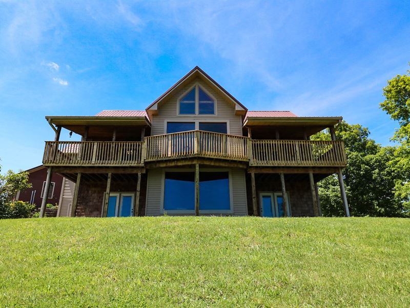 Timber Frame, Country Home Anderson, Farm for Sale in Kentucky, 200099