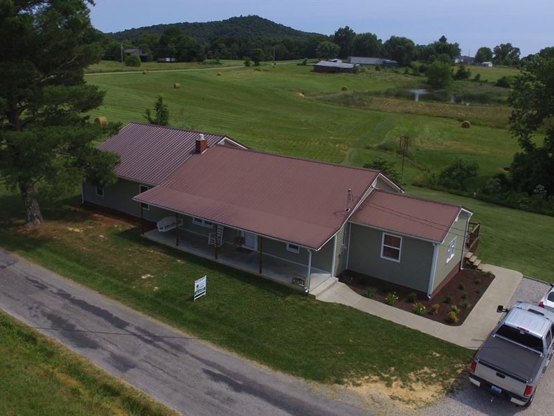 Country Home Large Farm for Sale in Liberty, Casey County, Kentucky