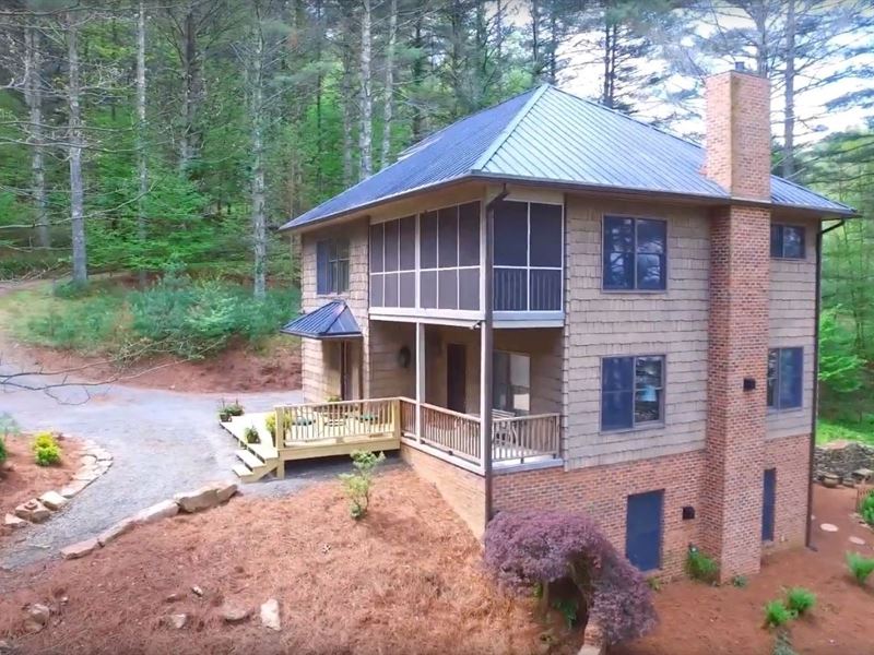 Lakefront Home Alleghany County NC, Farm for Sale in North Carolina