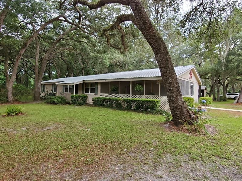 Concrete Block 3/2 Home, 7.5 Acres, Farm for Sale in Florida, 201917