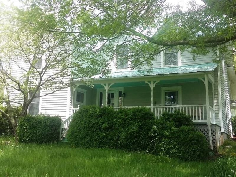 Historical Home 90 Acres Grayson Farm for Sale in Elk Creek, Grayson
