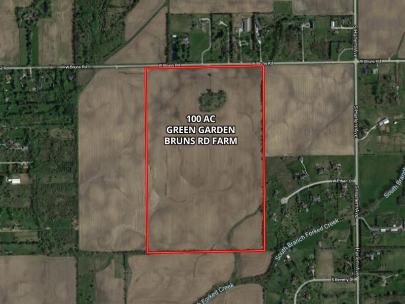 100 Ac Green Garden Twp, Farm Farm for Sale in Monee, Will County