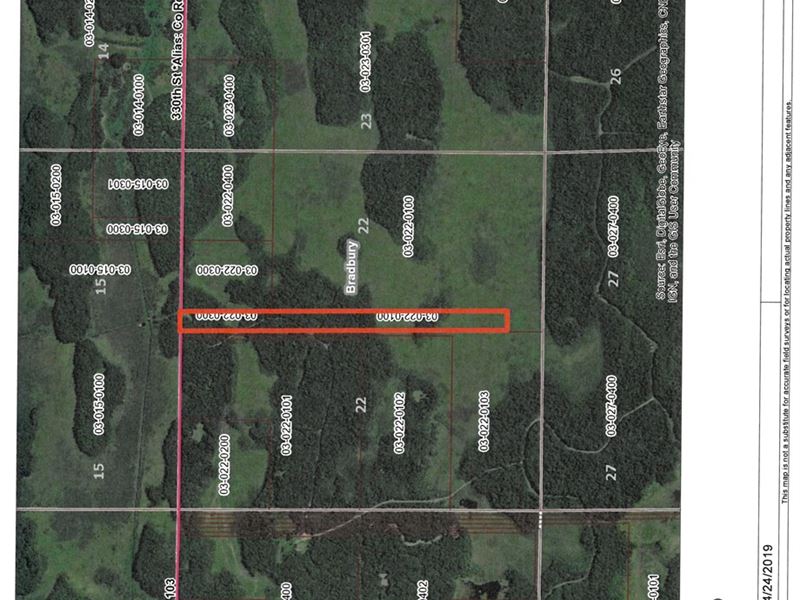 Mille Lacs County Hunting Land Farm for Sale in Onamia, Mille Lacs