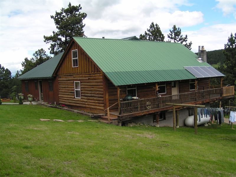 Central Montana Log Home 20 Acres : Lewistown : Fergus County : Montana