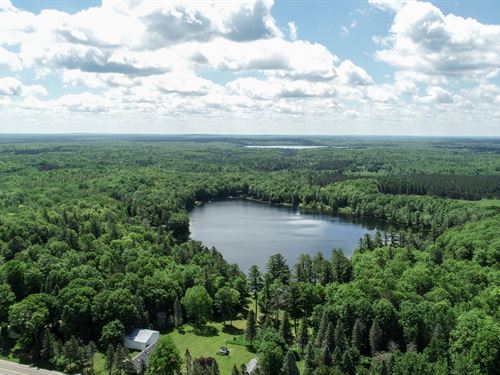 420 Acres With Home and Lake Front : Albert : Otsego County : Michigan