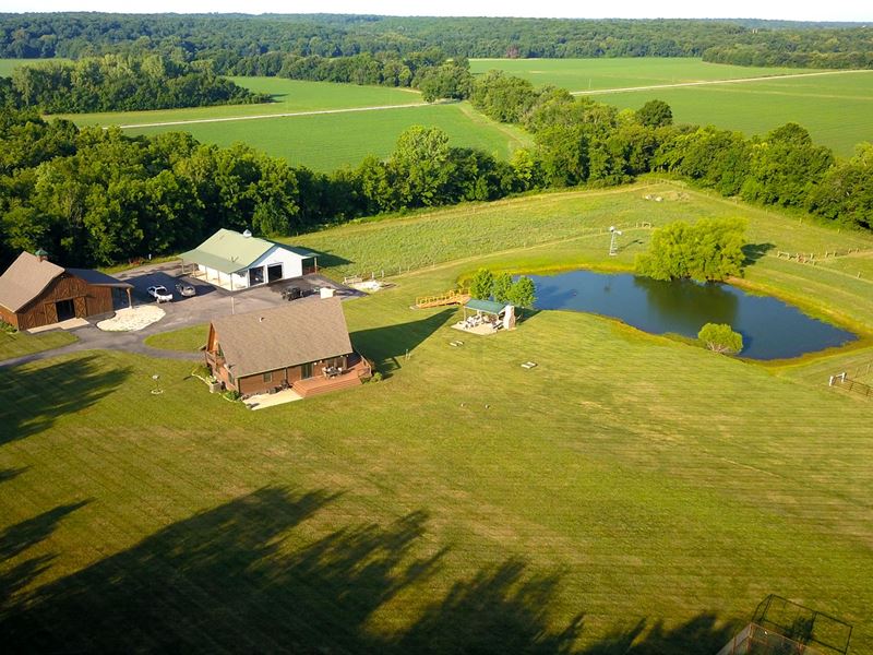 Hunting Land East Central Kansas Farm for Sale in Centerville, Linn