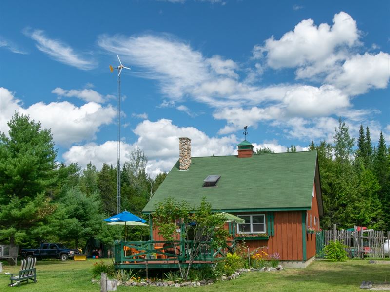 OffGrid Contemporary County Home, Farm for Sale in Maine, 210983