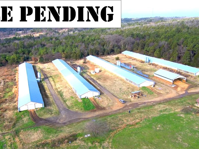 Arkansas Poultry Farm, 4 Broiler, Farm for Sale in Arkansas, 211139