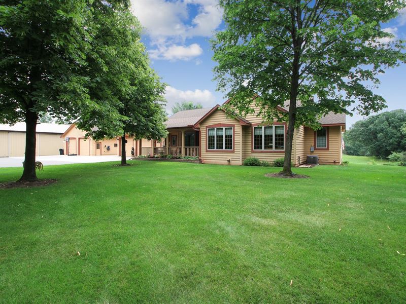 Princeton Country Home for Sale, Farm for Sale in Minnesota, 211249 FARMFLIP