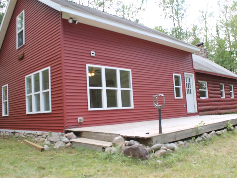 Cabin on 20 Acres in Atlanta MI : Atlanta : Montmorency County : Michigan