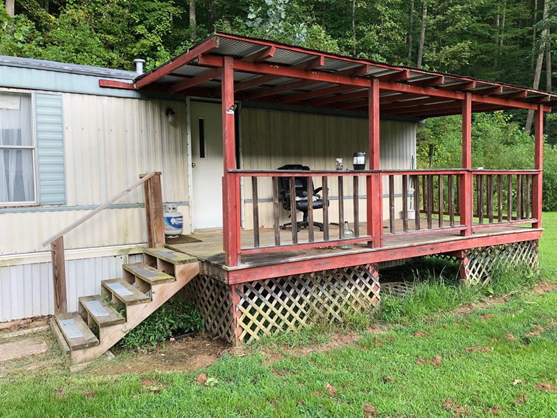 Mobile Home 6 Private Acres, Move : Newton : Roane County : West Virginia